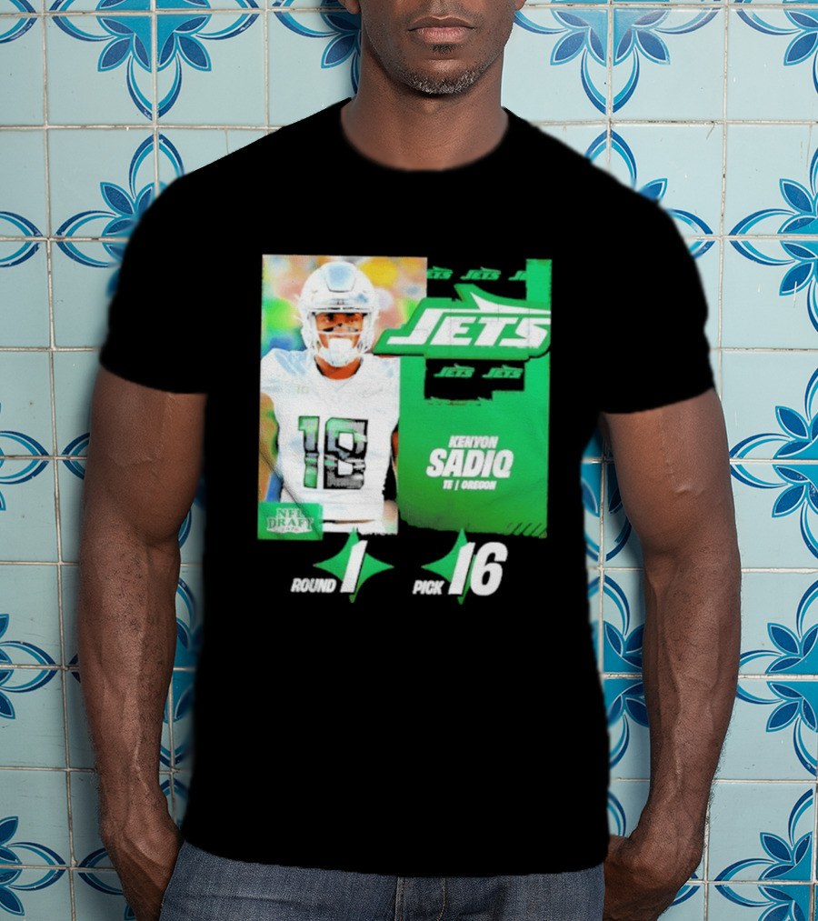 New York Jets Draft Kenyon Sadiq Pick 16 Round 1 2026 NFL Draft T-Shirt