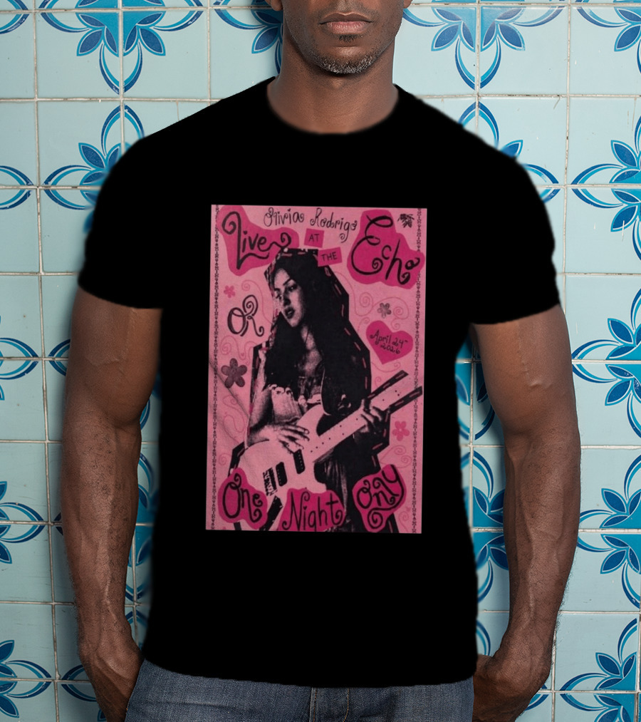 Olivia Rodrigo Live At The Echo April 24 2026 One Night Only T-Shirt