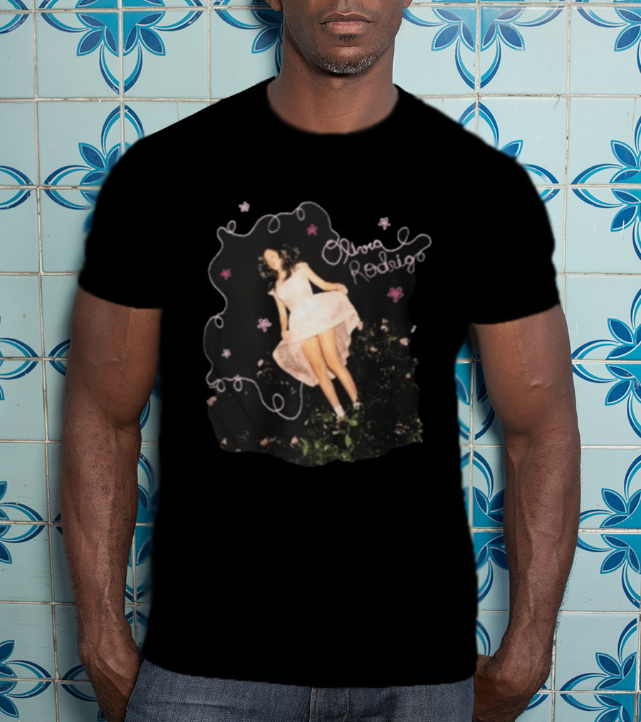 Olivia Rodrigo Youth Unraveled Tour Whimsical Pink Dress And Floral Visual T-Shirt