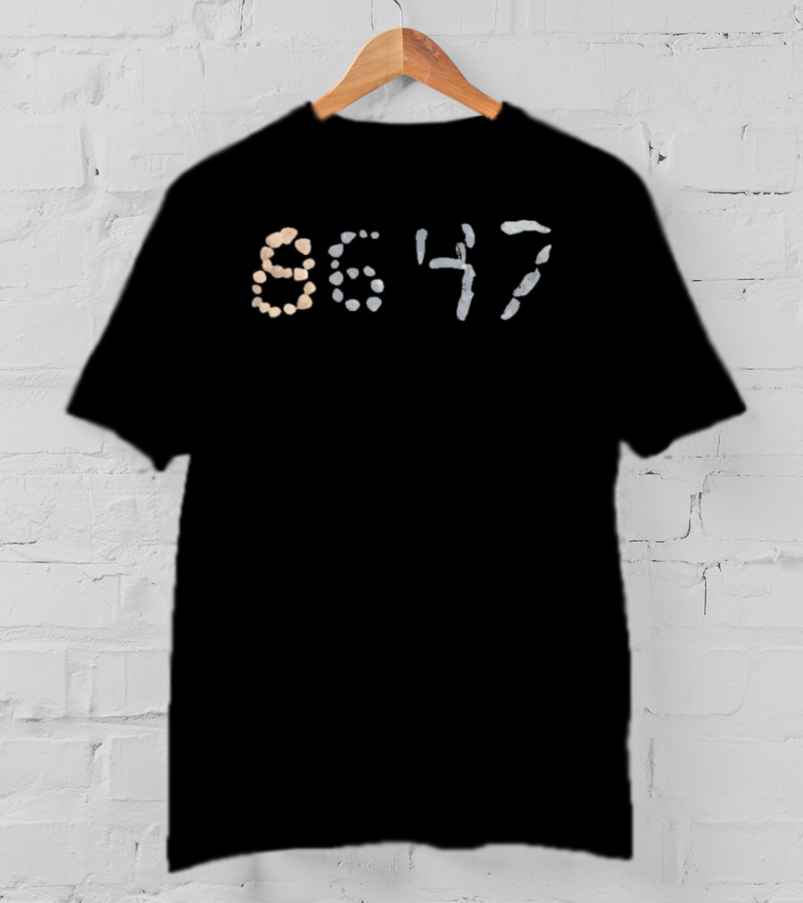 Original 8647 Anti Trump Numbers T-Shirt