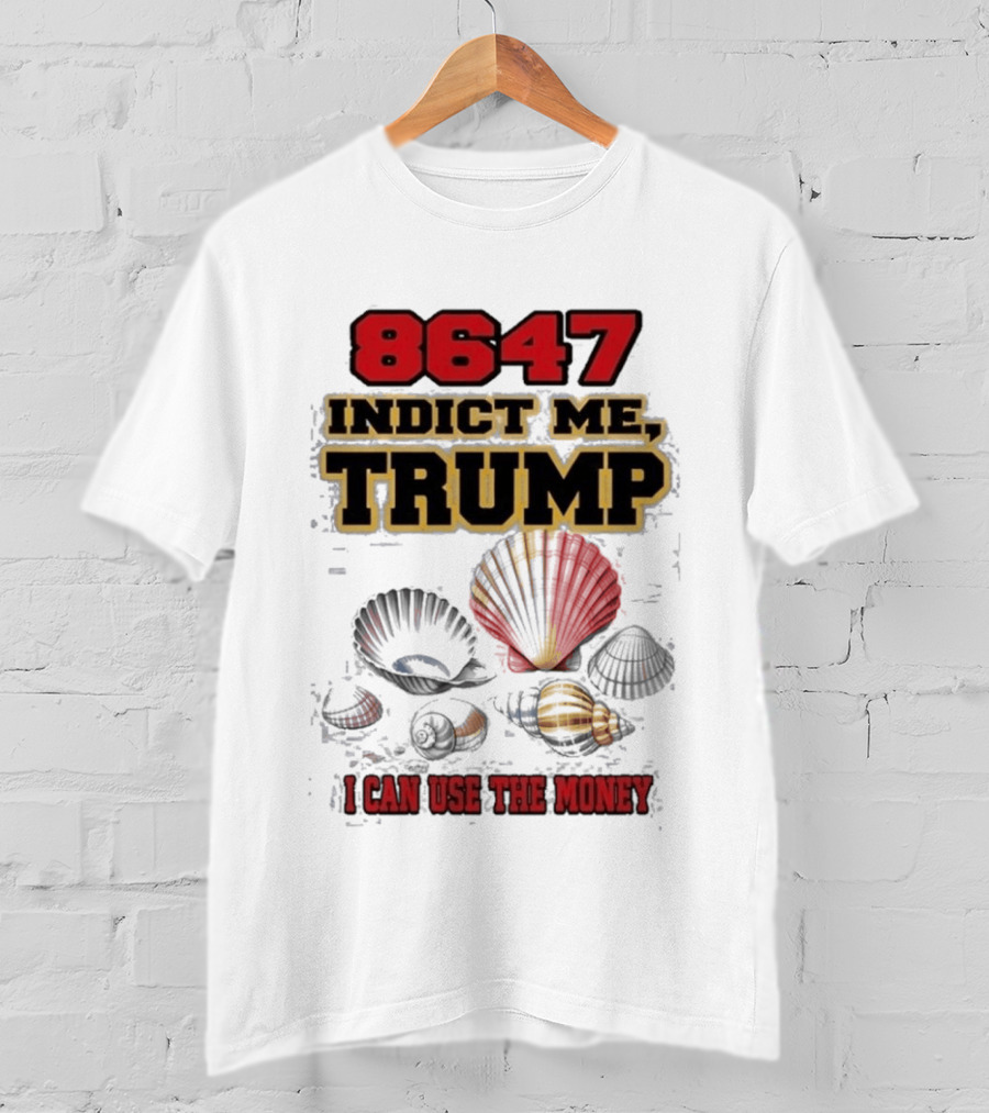 8647 Indict Me Trump I Can Use The Money Shells T-Shirt
