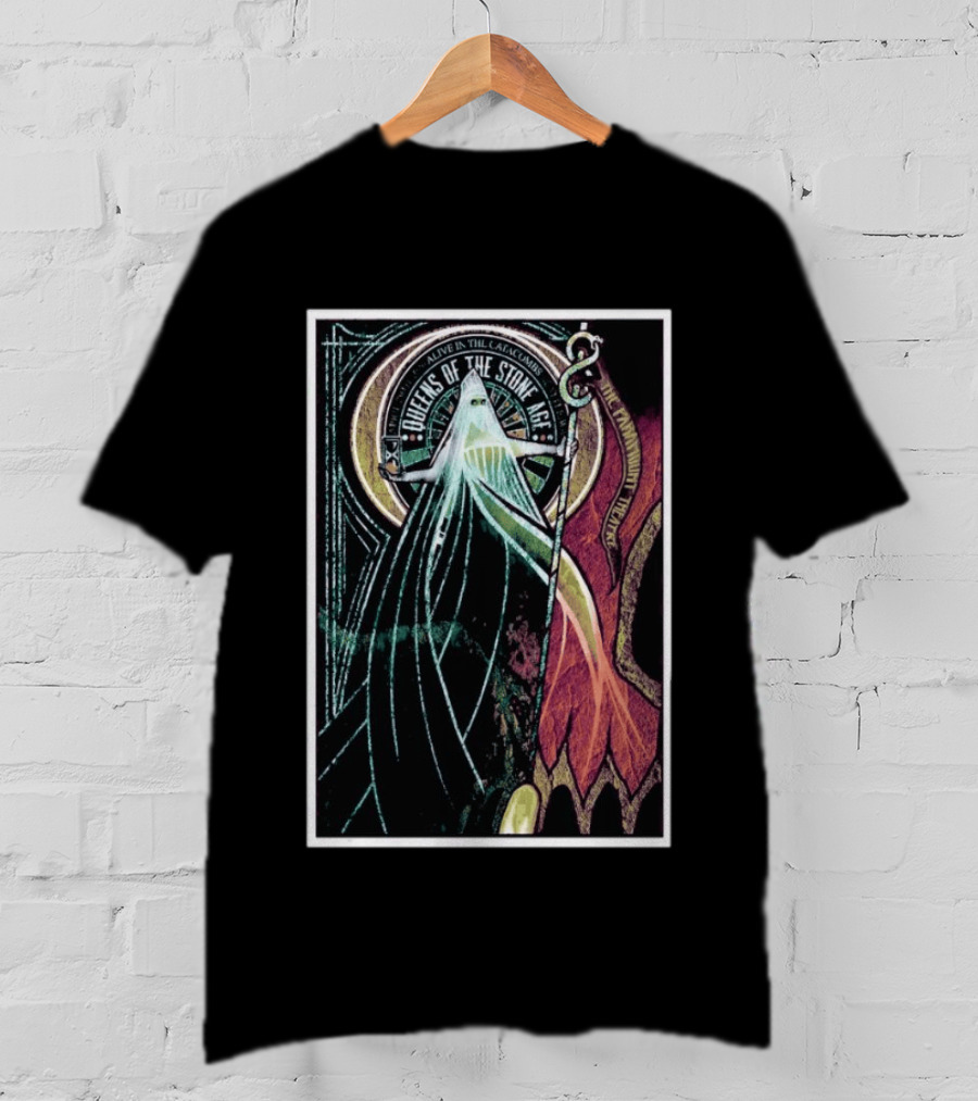 Queens Of The Stone Age Alive In The Catacombs Tour Seattle April 29 2026 T-Shirt