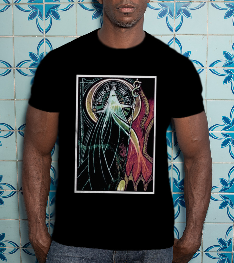 Queens Of The Stone Age Alive In The Catacombs Tour Seattle April 29 2026 T-Shirt