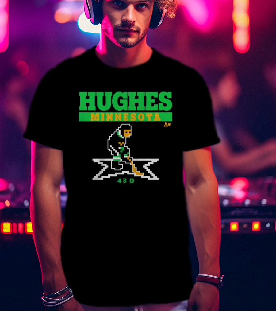 Hughes Minnesota Vintage 43 Hockey T-Shirt
