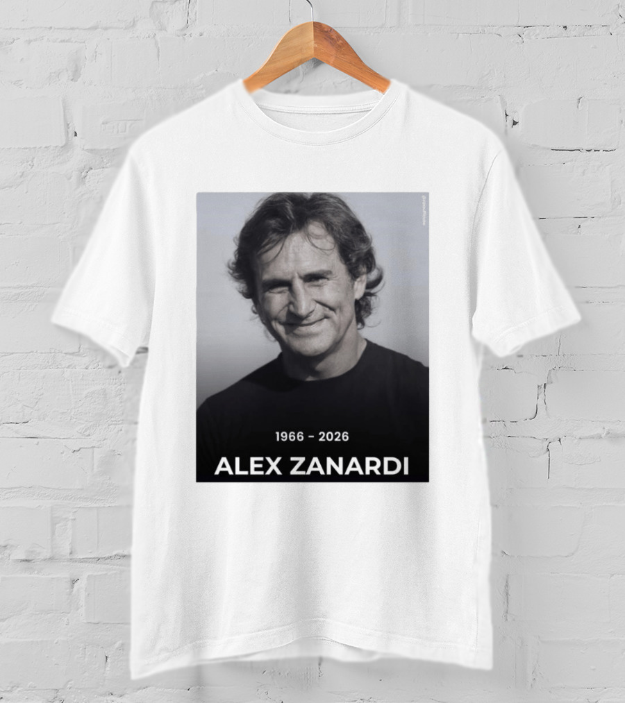1966 2026 Alex Zanardi Con Profondo Dolore La Famiglia Comunica La Scomparsa Di Alessandro Zanardi T-Shirt