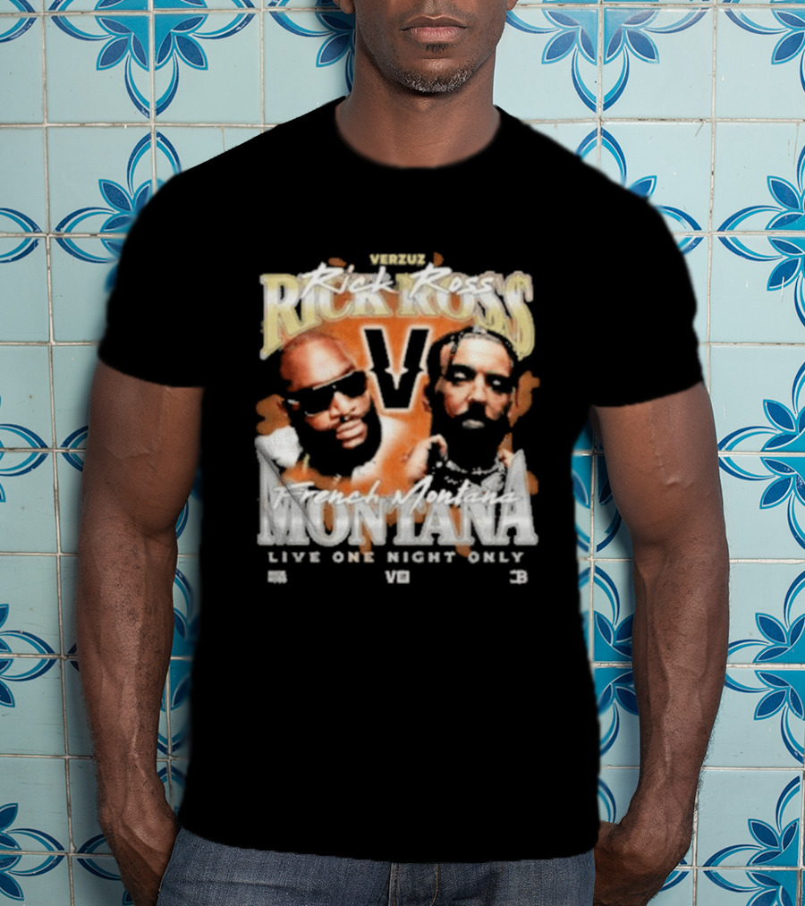 Rick Ross X French Montana Live One Night Only Verzuz Event Vibes T-Shirt