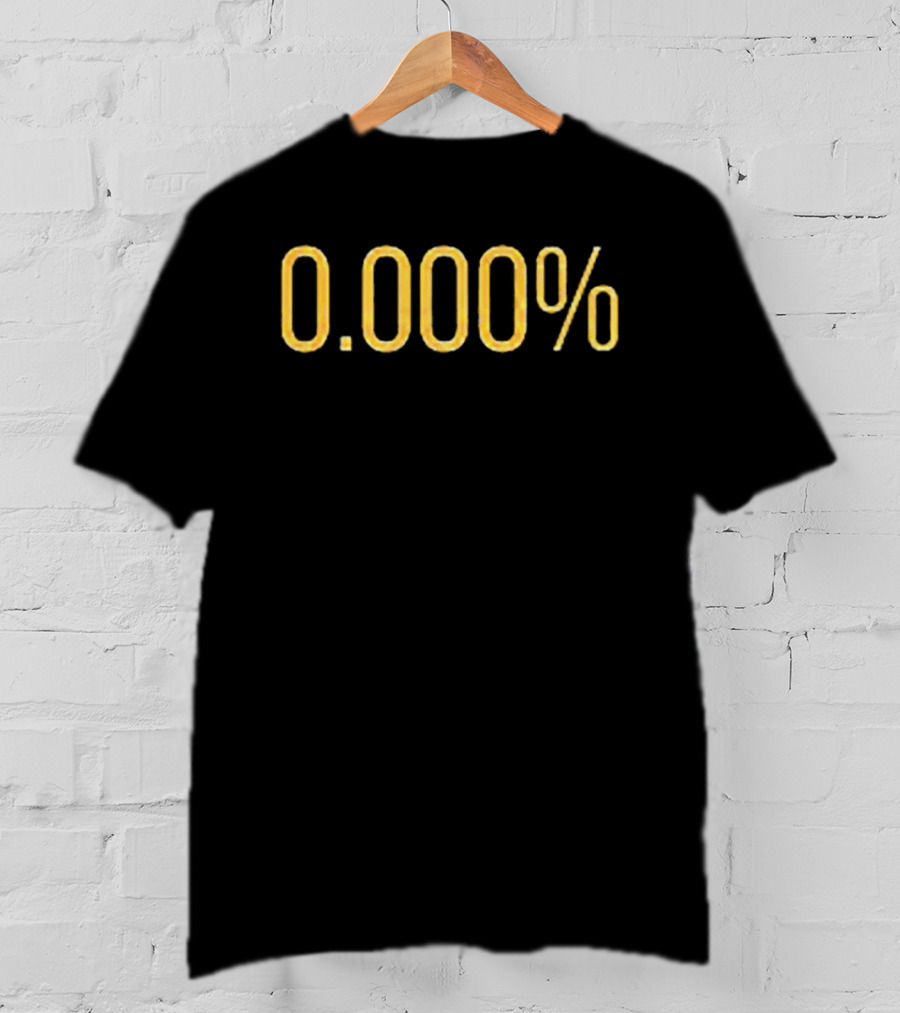 Ryan Whitney 0.000% Bold Yellow T-Shirt