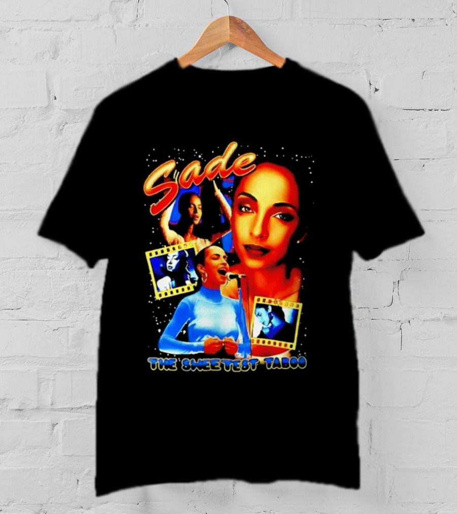 Sade The Sweetest Taboo Music Icon Montage T-Shirt