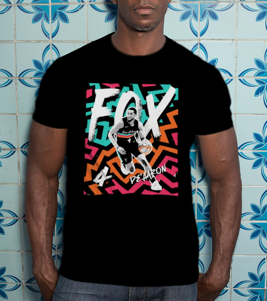 San Antonio Spurs Keldon Johnson Fox 4 De'aaron 2026 T-Shirt