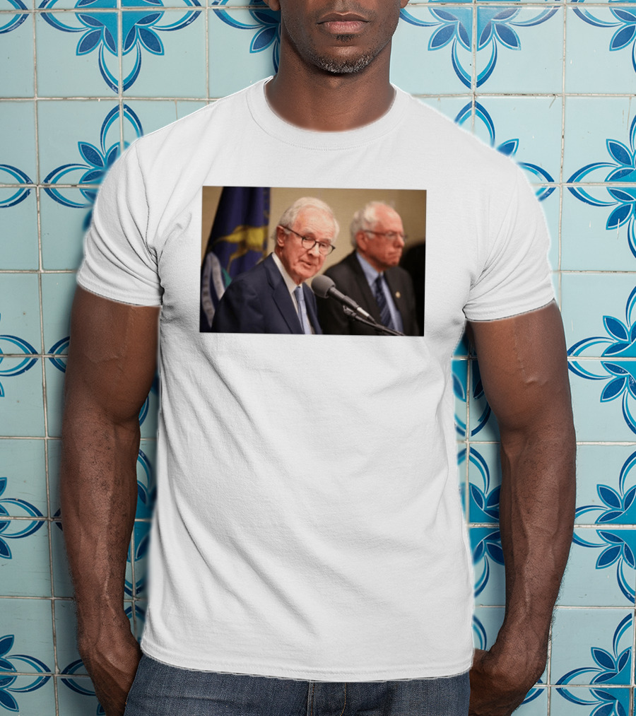 Donald W. Riegle Michigan Political Legacy Speaker Event With Bernie Sanders T-Shirt