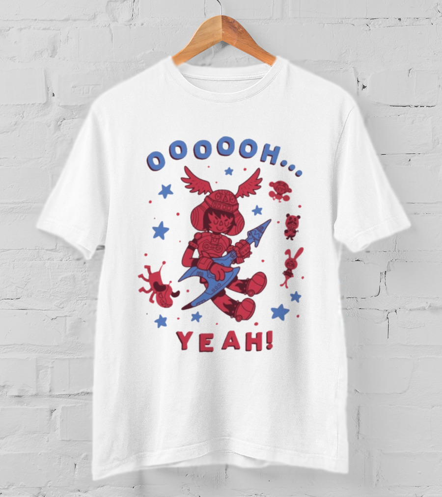 Oooooh Yeah Gitaroo Man You Won Wings Guitar Stars T-Shirt