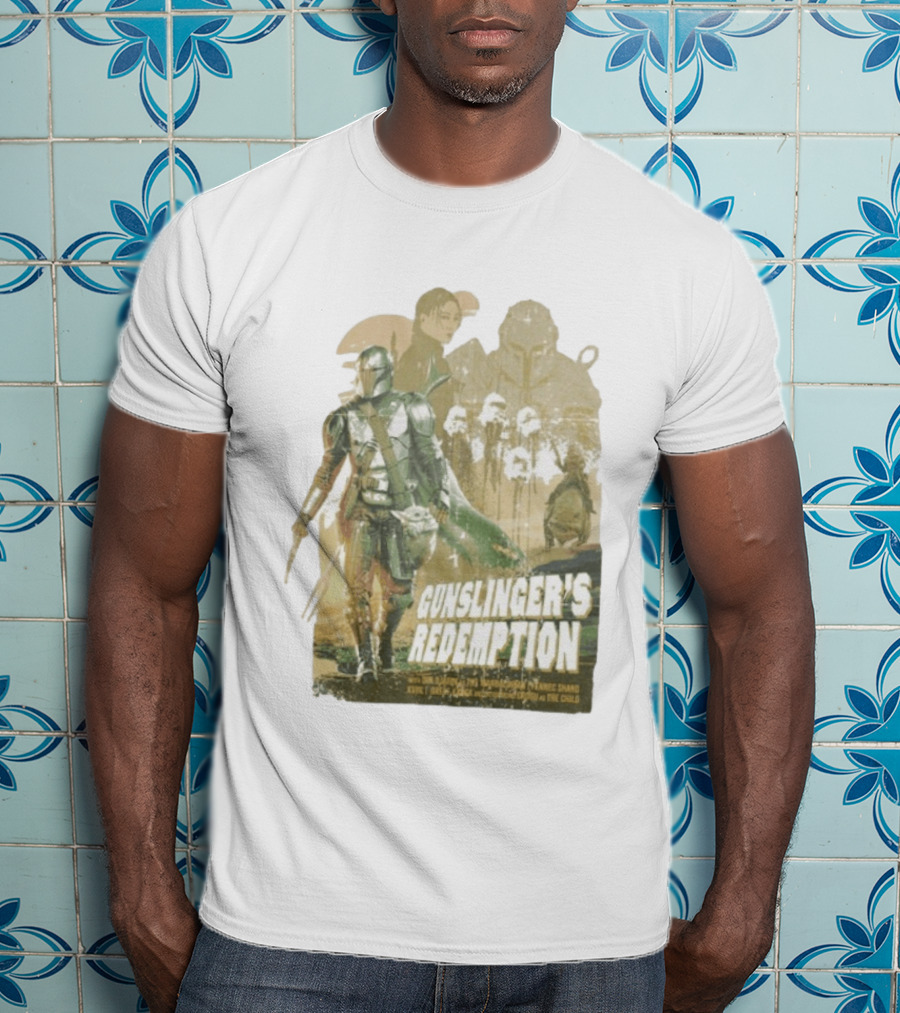 Gunslinger's Redemption Star Wars Heroes Villains 2026 Mandalorian Boba Fett Fennec Shand T-Shirt
