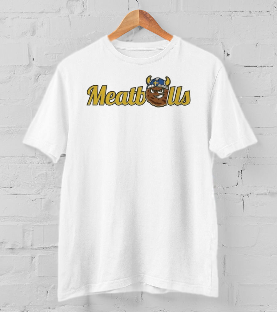 KC Cougars Swedish Meatballs Viking Helmet T-Shirt