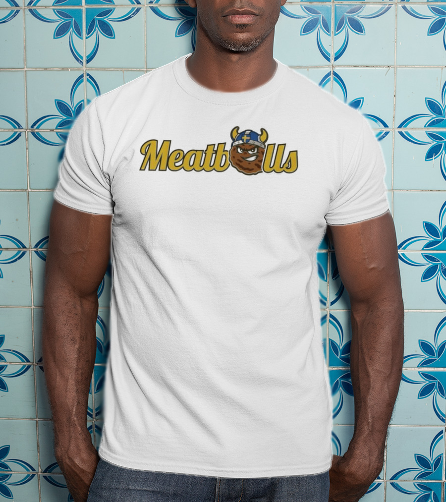 KC Cougars Swedish Meatballs Viking Helmet T-Shirt