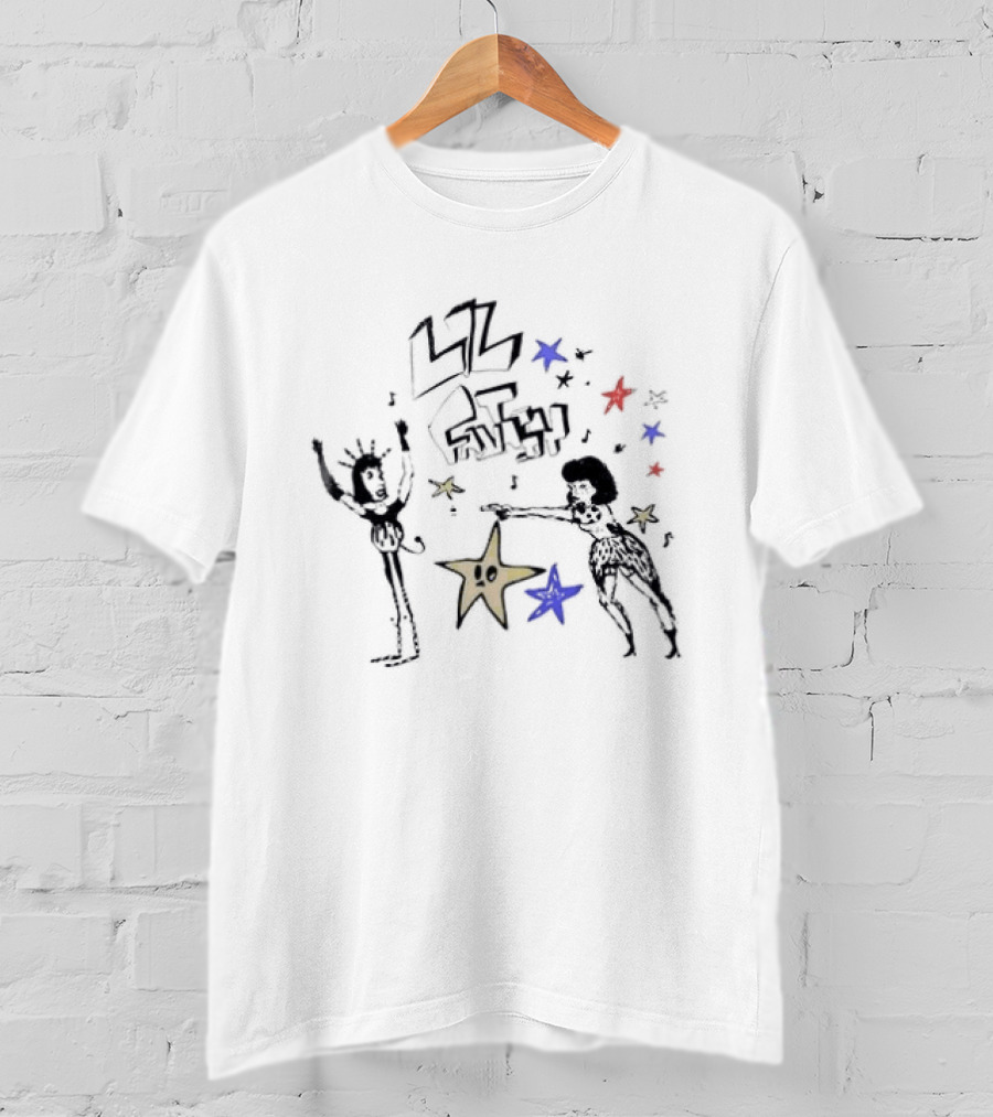 Lil Fantasy Son Chaeyoung Starry Characters And Blue Red Stars T-Shirt