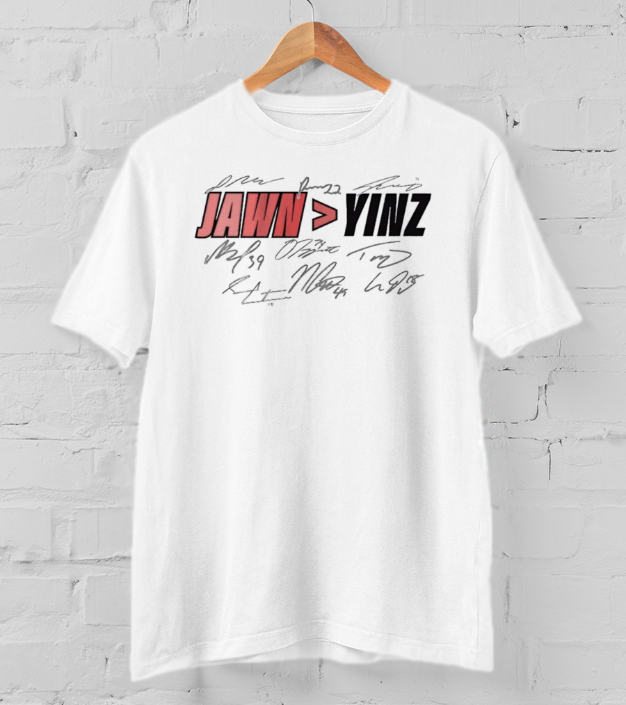 Jawn Greater Than Yinz Philadelphia Hockey T-Shirt
