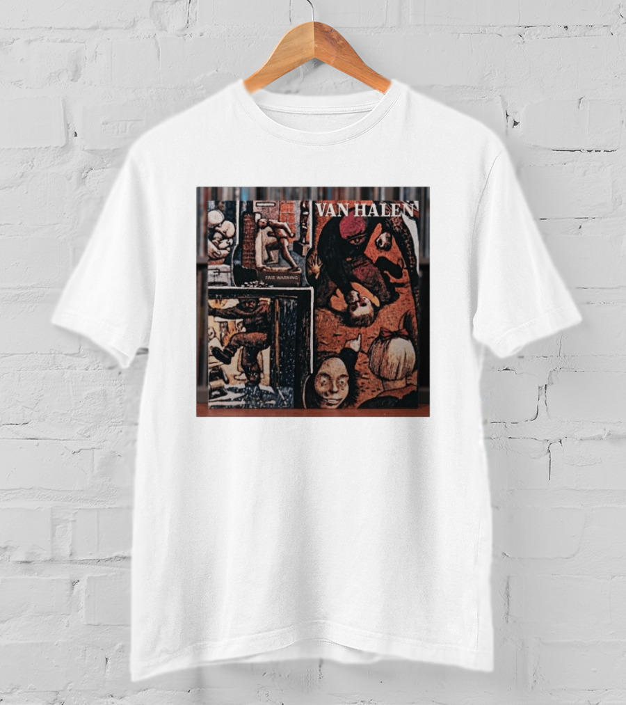 Van Halen Fair Warning Album Cover Art Released 1981 T-Shirt
