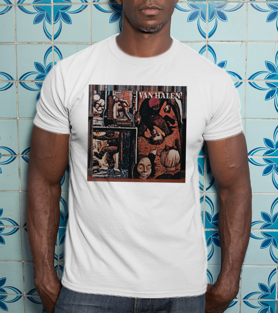 Van Halen Fair Warning Album Cover Art Released 1981 T-Shirt