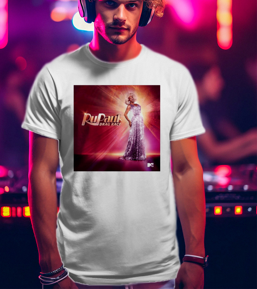 RuPaul's Drag Race Season 18 2026 MTV Bright Lights Glamor And Elegance T-Shirt