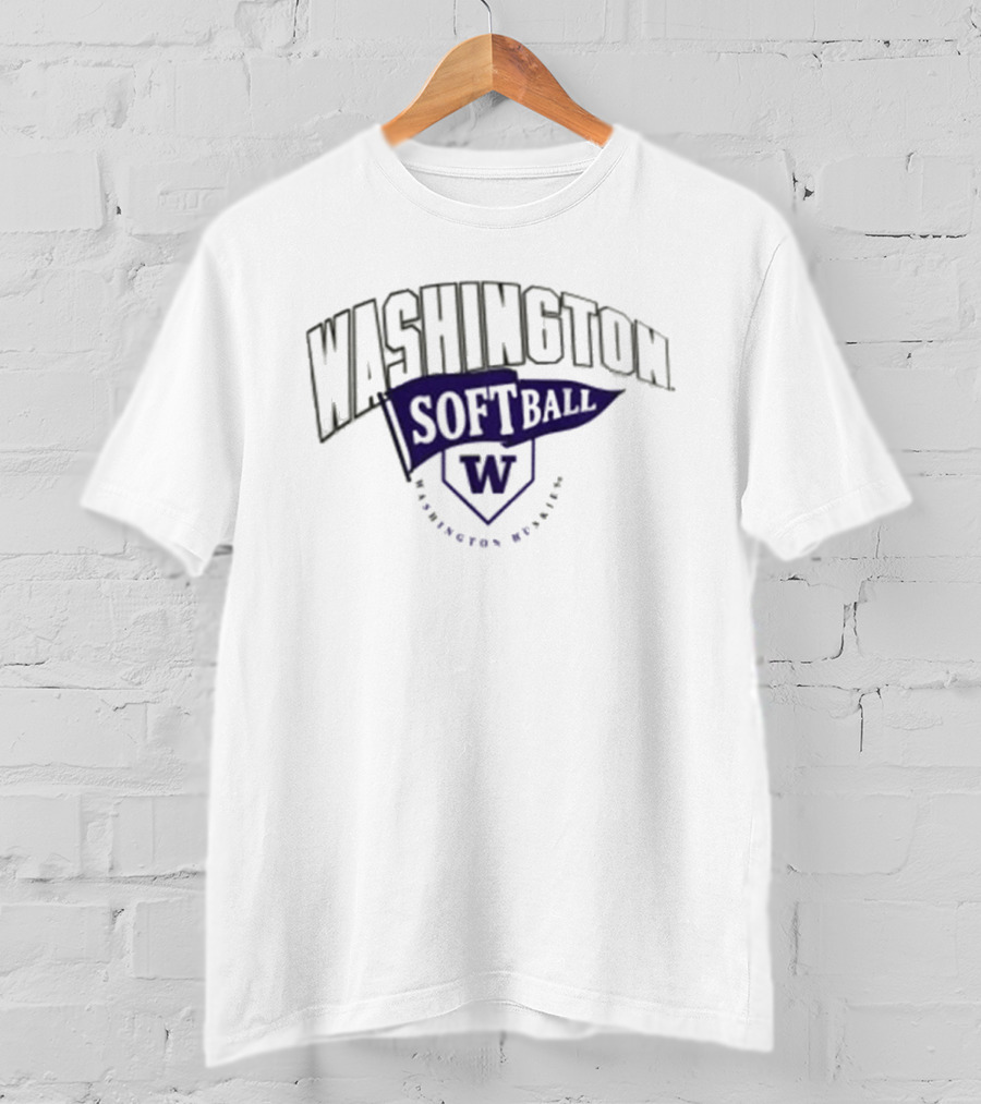 Washington Softball W Huskies Team Spirit T-Shirt
