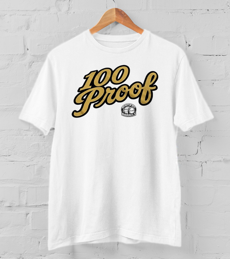100 Proof Kentucky Barrels Football T-Shirt