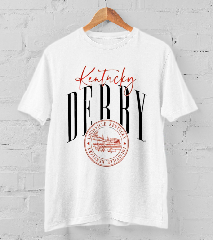 Kentucky Derby Louisville Hall Of Fame Gameday Social Oatmeal Cropped T-Shirt