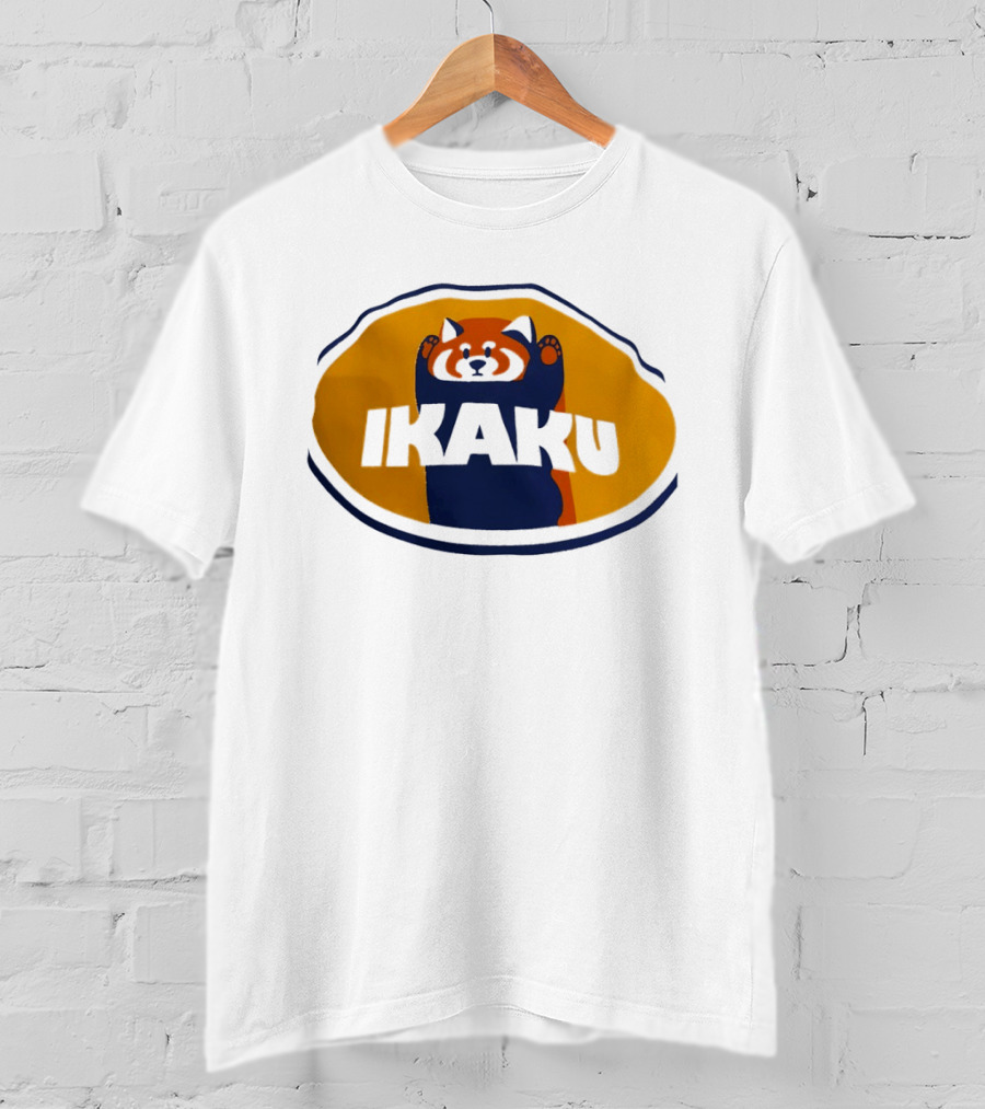 Graniph Ikaku Cartoon Red Panda T-Shirt