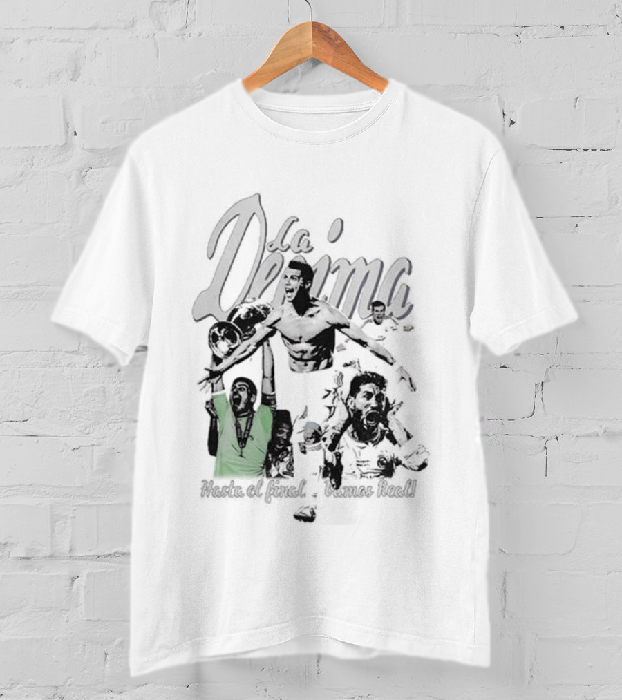Vynacy Real Madrid La Decima Campeones De Europa Celebration Trophy Victory T-Shirt