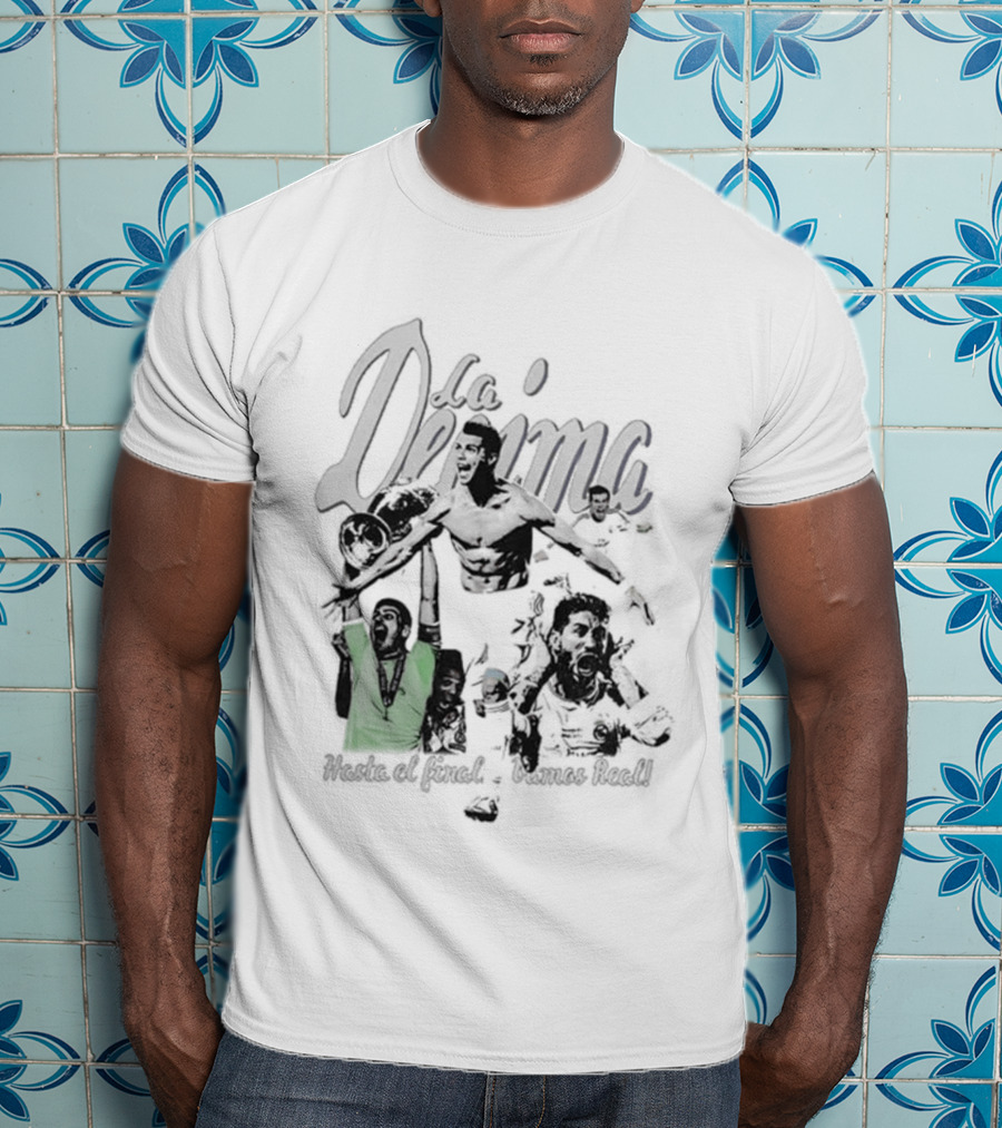 Vynacy Real Madrid La Decima Campeones De Europa Celebration Trophy Victory T-Shirt