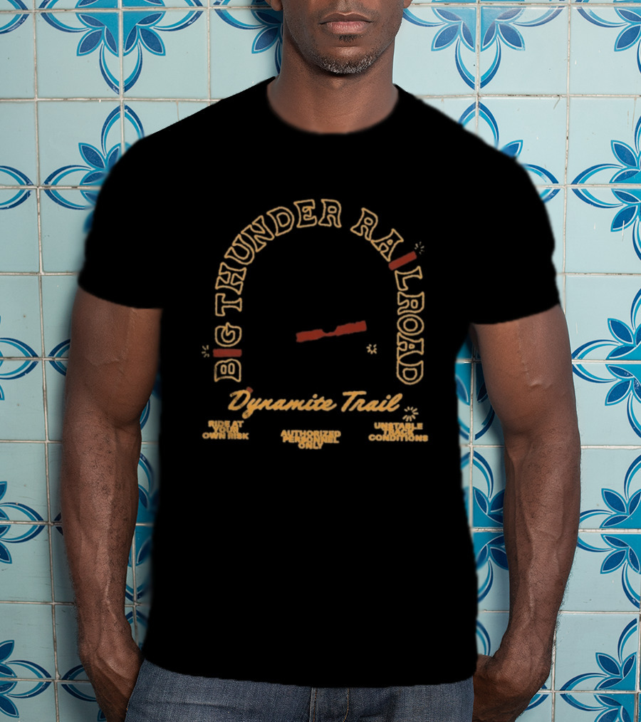 Big Thunder Mountain Railroad Dynamite Trail Frontier Mining Adventure T-Shirt