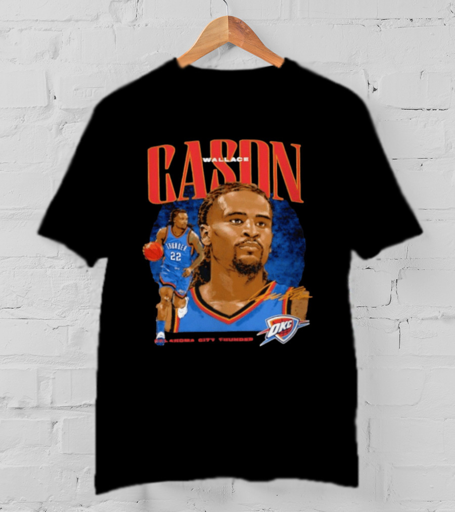 Cason Wallace Oklahoma City Thunder OKC Basketball Player 22 T-Shirt