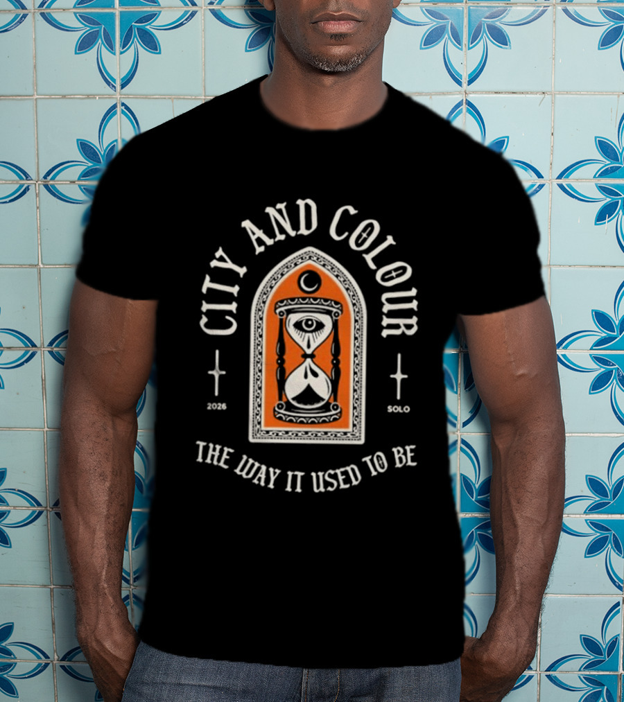 City And Colour Solo 2026 Tour The Way It Used To Be Hourglass Crescent Moon T-Shirt