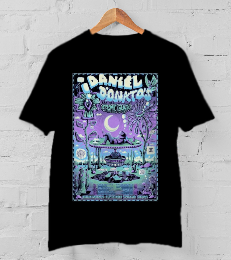Daniel Donato Cosmic Country Horizons Spring Tour 2026 Psychedelic Landscape T-Shirt