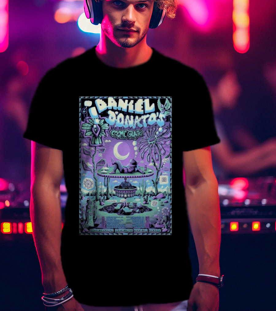 Daniel Donato Cosmic Country Horizons Spring Tour 2026 Psychedelic Landscape T-Shirt