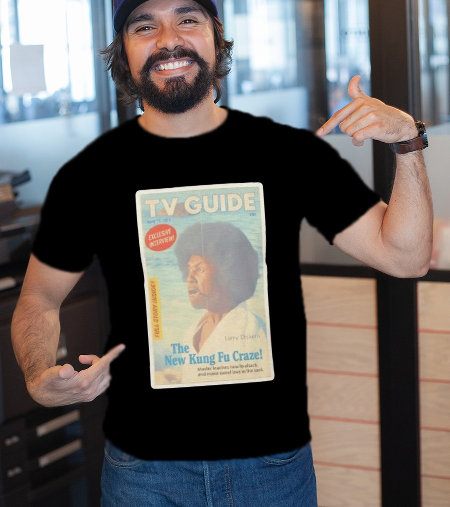 TV Guide Exclusive Interview Larry Dickem The New Kung Fu Craze Full Story Inside T-Shirt