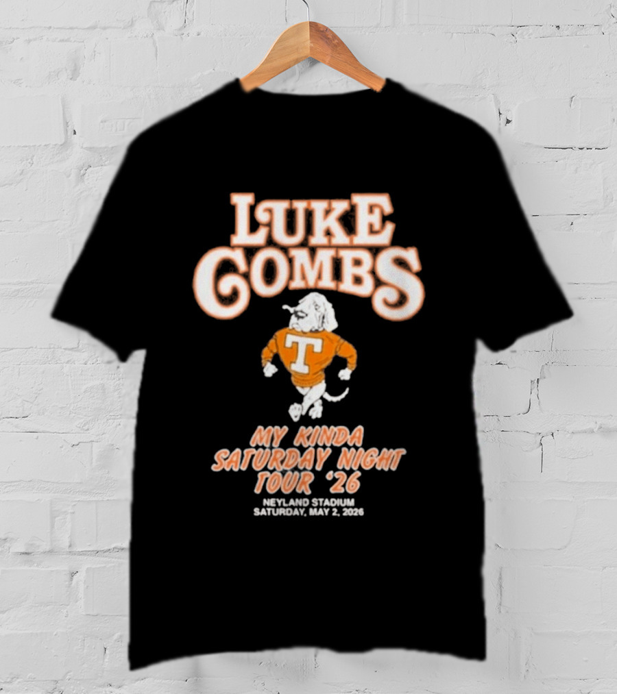 Luke Combs My Kinda Saturday Night Tour '26 Neyland Knoxville Tennessee May 02 T-Shirt