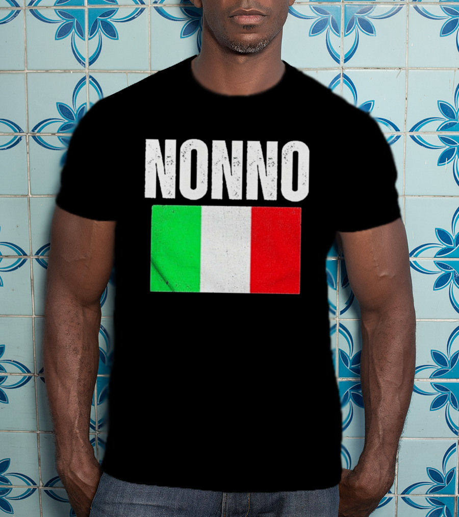 Nonno Italian Flag Patriotic Italy Heritage T-Shirt