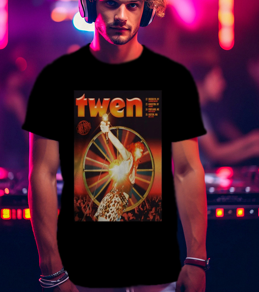 Twen Summer Heat Tour July 2026 Brooklyn Kingston Portland Boston T-Shirt