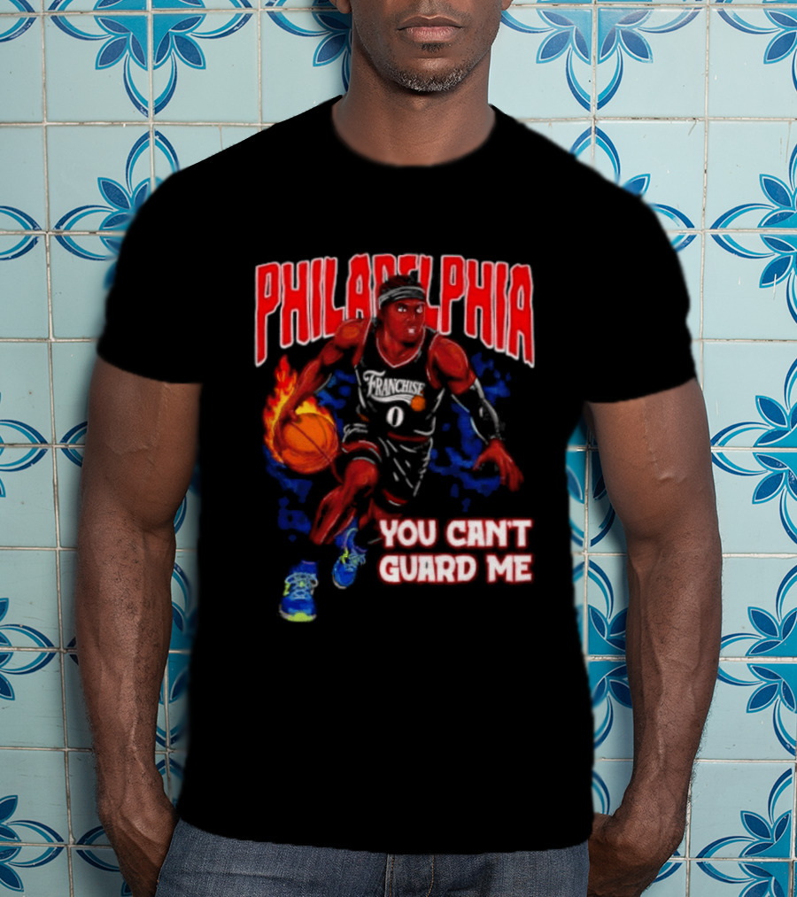 Philadelphia Tyrese Maxey You Can't Guard Me Basketball T-Shirt