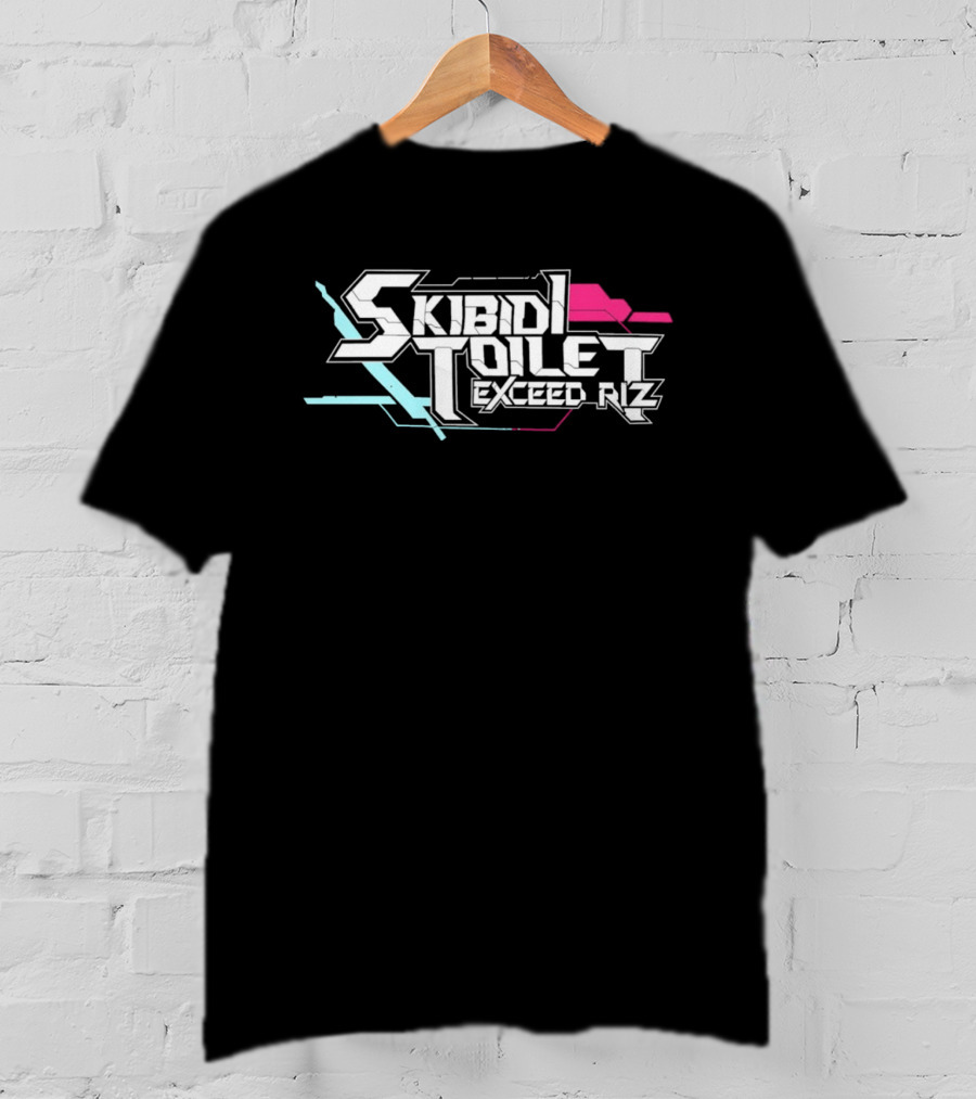 Original Skibidi Toilet Exceed Riz Neon T-Shirt