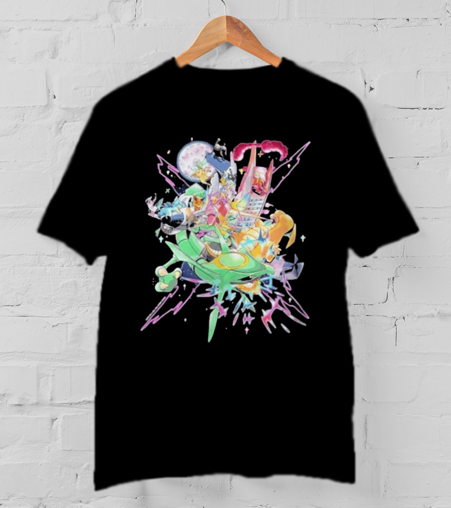 Pokémon Sword Shield Evolving Skies 2026 Vibrant Character Explosion T-Shirt