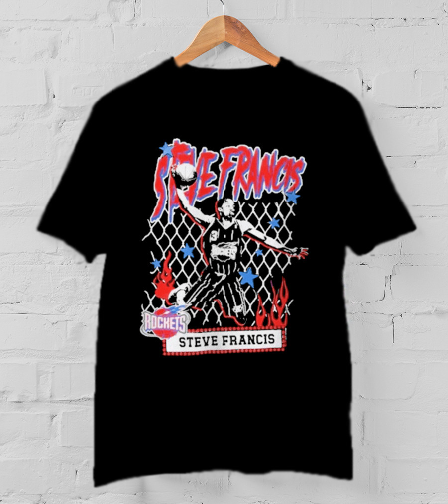 Steve Francis Rockets Mitchell & Ness NBA Street Player Houston T-Shirt
