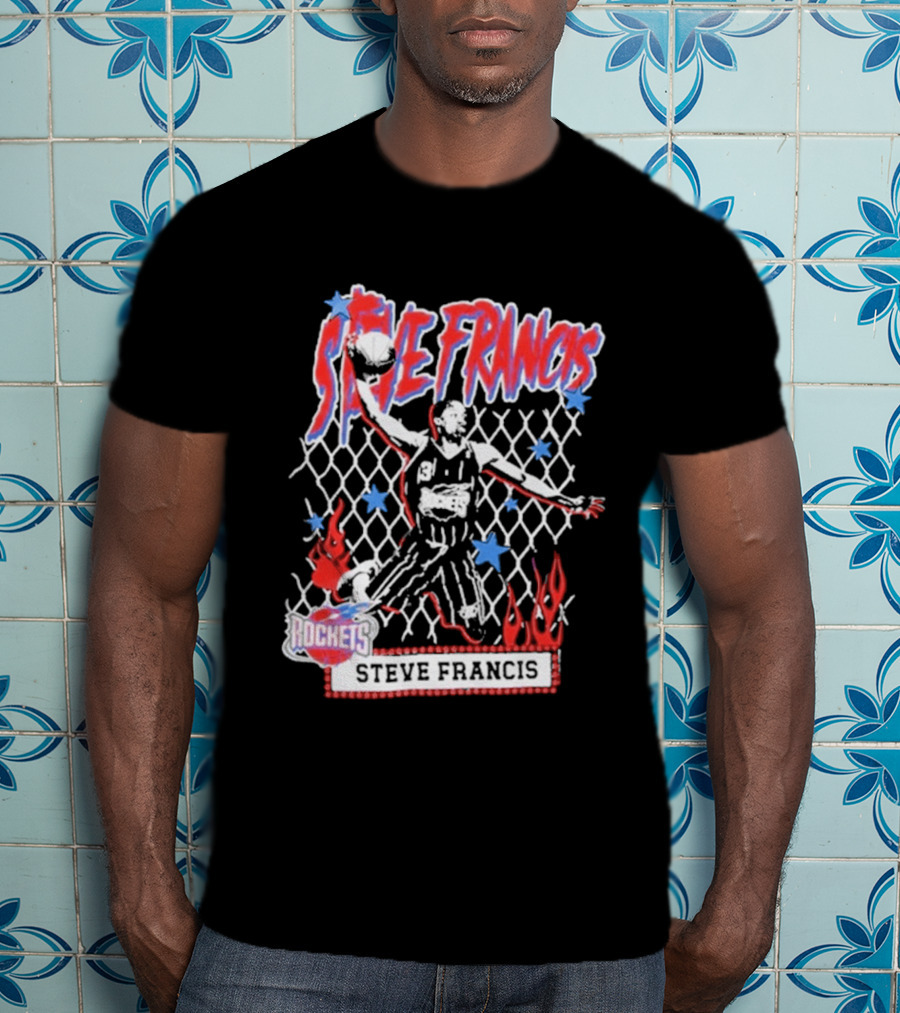 Steve Francis Rockets Mitchell & Ness NBA Street Player Houston T-Shirt