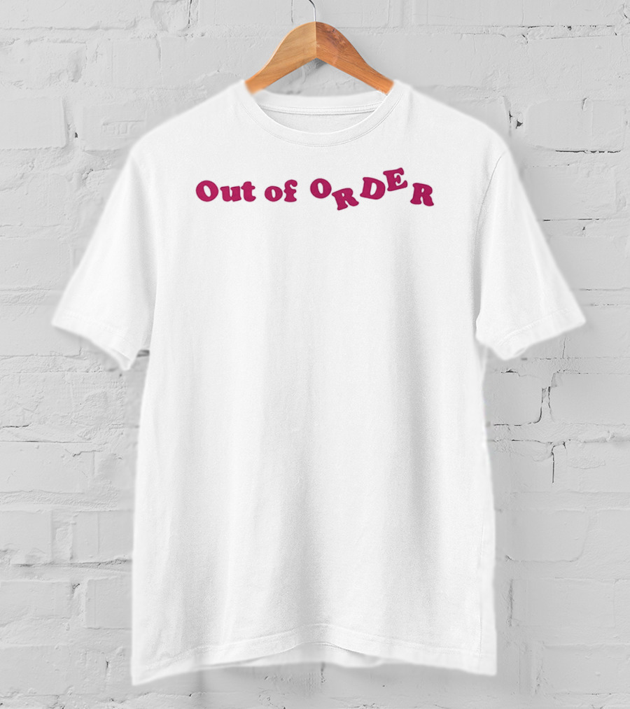 Out Of Order Adwoa Aboah Bold Statement Fashion Trend T-Shirt