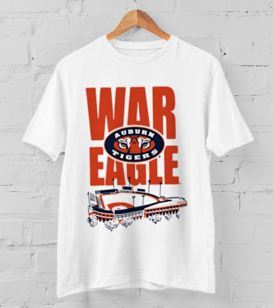 Auburn Tigers War Eagle Baseball Stadium Tiger Eyes T-Shirt