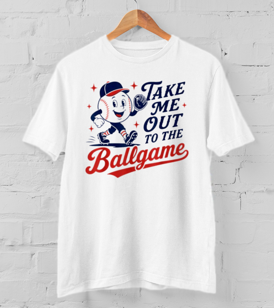 Take Me Out To The Ballgame Baseball T-Shirt