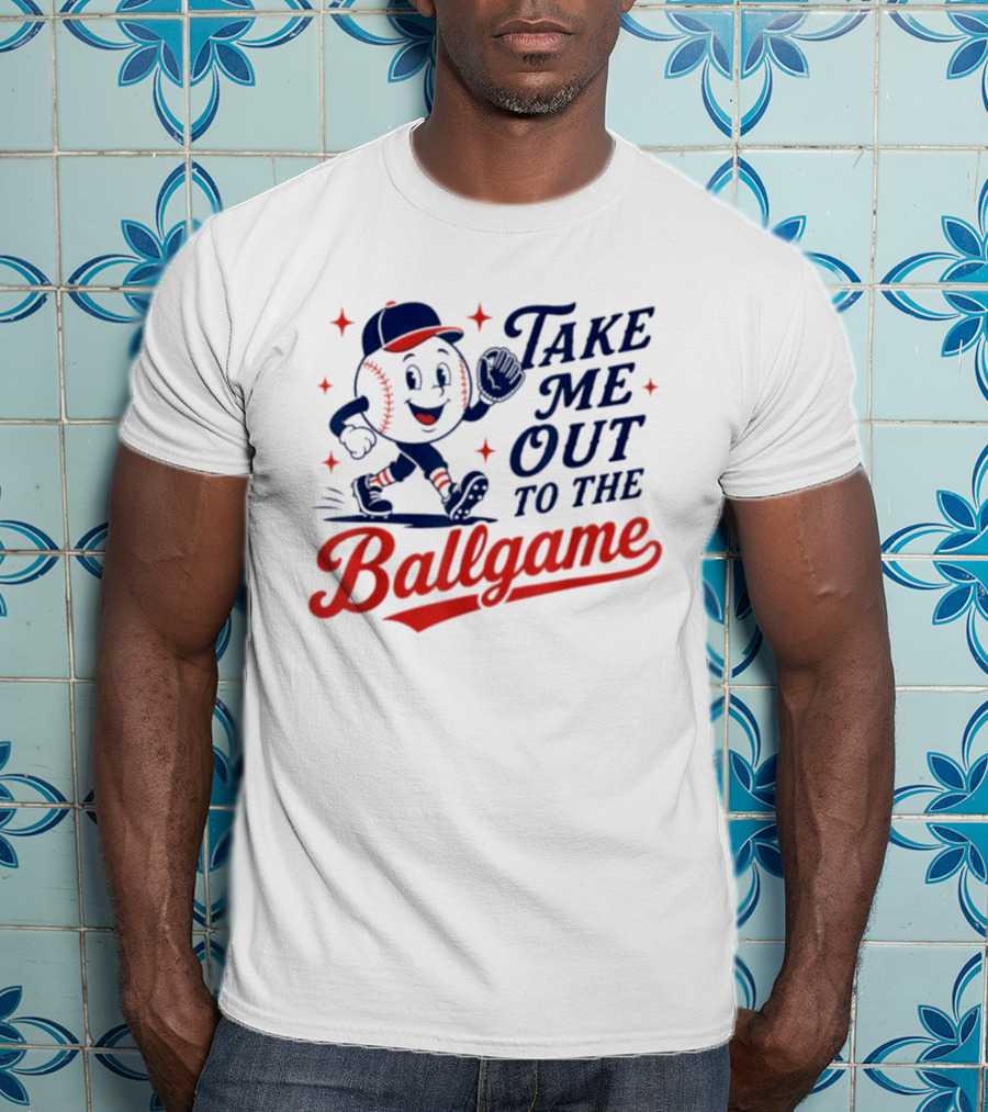 Take Me Out To The Ballgame Baseball T-Shirt
