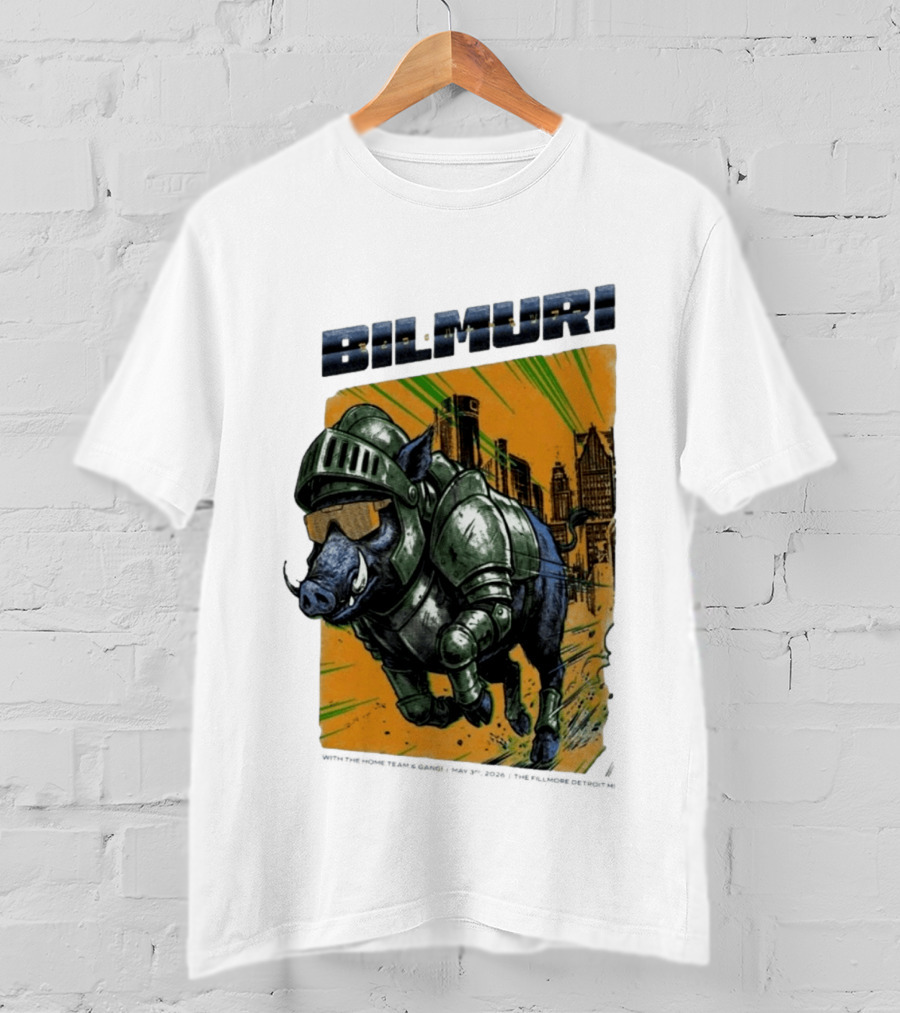 Bilmuri Armored Boar Detroit Skyline The Fillmore May 3 2026 T-Shirt