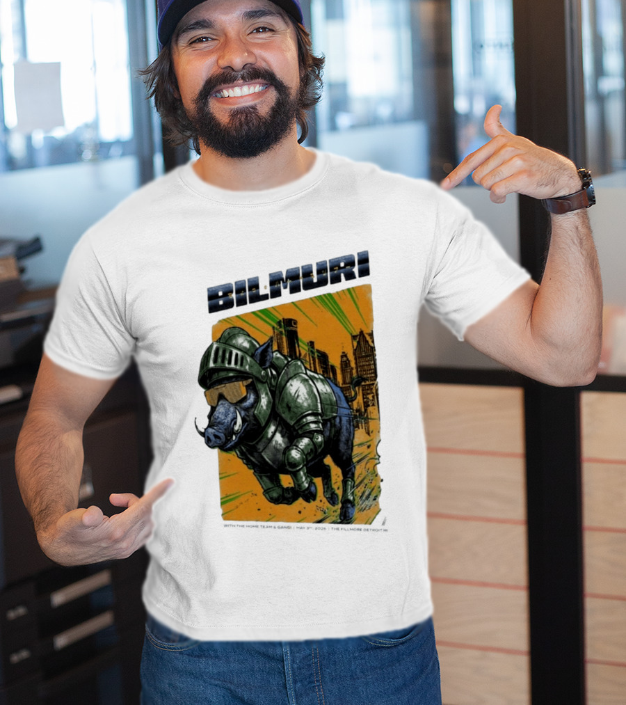 Bilmuri Armored Boar Detroit Skyline The Fillmore May 3 2026 T-Shirt