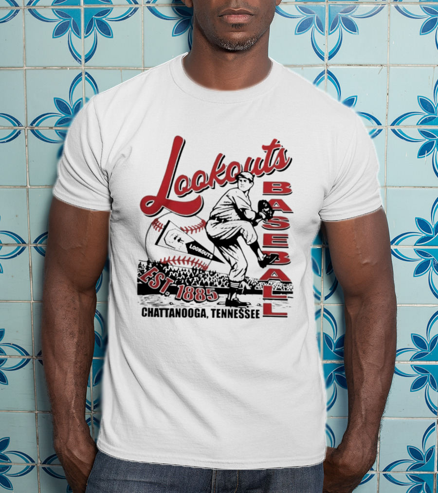 Lookouts Baseball Chattanooga Tennessee Est 1885 T-Shirt